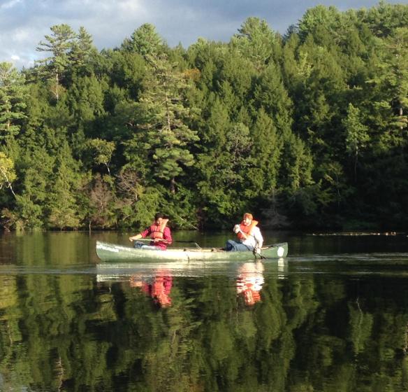 Canoeing on the Connecticut River